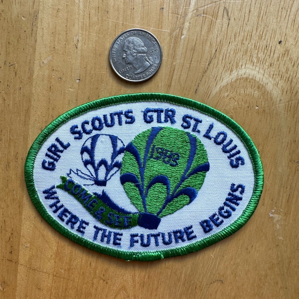 Vintage Girl Scouts Patch Greater St Louis 1983 patch